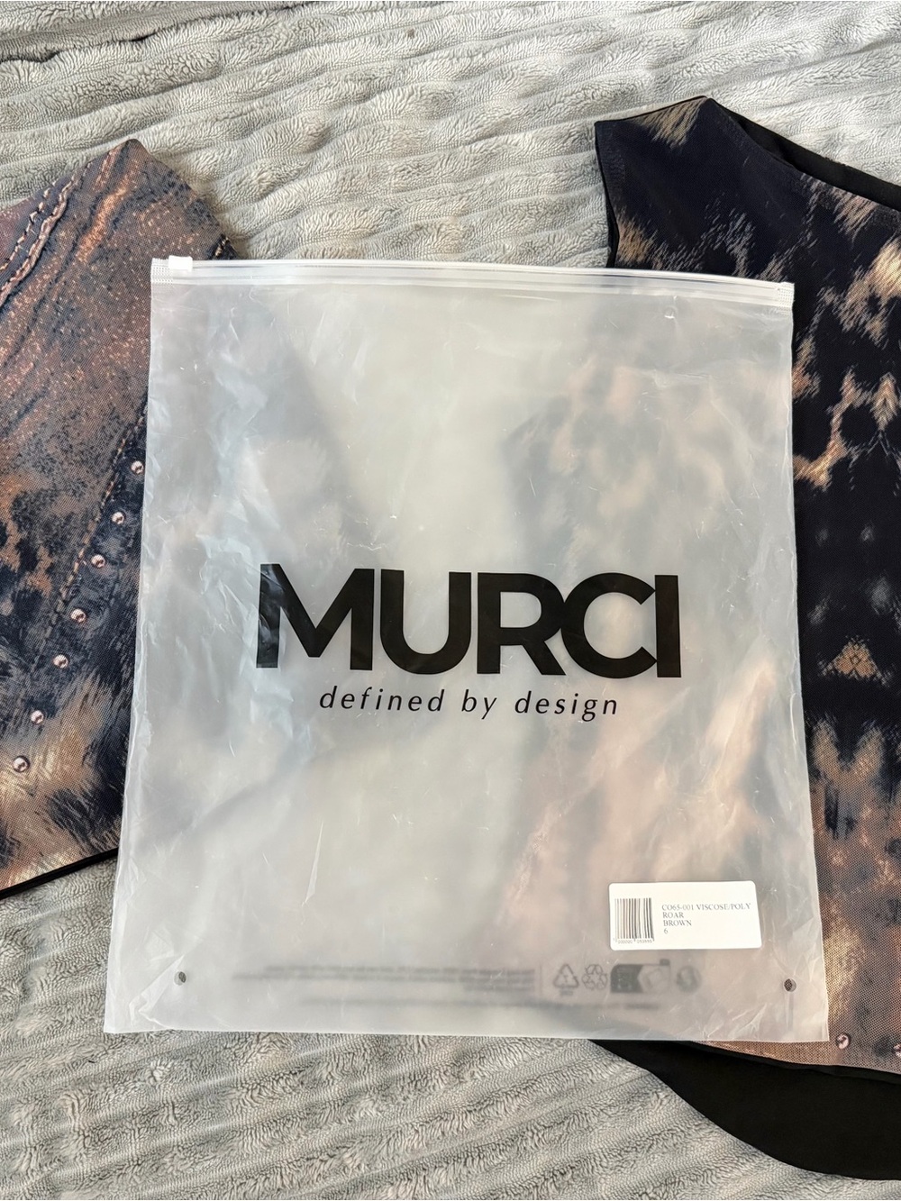 MURCI Black and Taupe Asymmetrical Women's Dress